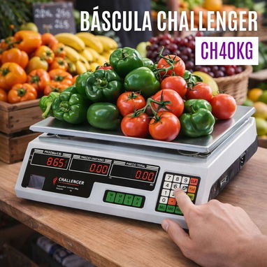 Pesa Digital de Bandeja Challenger 40 kg - 2/2