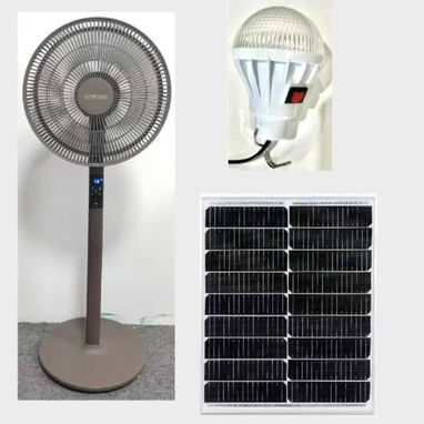 Ventilador de Pedeswtal Recargable Sanumo LED tubo Modo de control Mando a distancia, 6  Duración de la batería (estado - Img 118433200