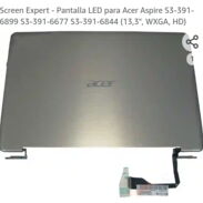 Compro pantalla para laptop Acer Aspire S3 78362499 - Img 45564816