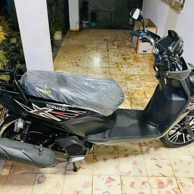 MOTO AUTOMÁTICA TOPMAQ  MODELO AVISPON 200 CC y Autonomia 35 km×L 🏍️ - 8/9