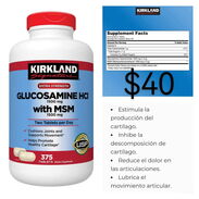 Glucosamine, con MSM y Chondroitin 180 tab - Img 43615015
