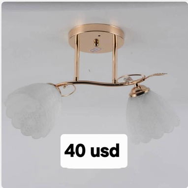*LÁMPARAS DE 2 BOMBILLAS* *NUEVAS EN SU CAJA CON TODOS SUS ACCESORIOS - 3/10