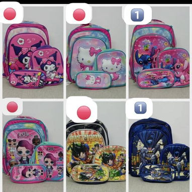 Combo de 3 piezas de Mochilas escolares - 7/10
