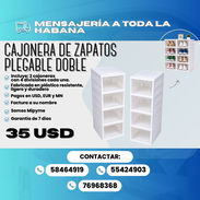 📦 ZAPATERA PLEGABLE DOBLE 💰Precio: 35 USD - Img 57547490