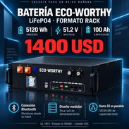 Batería ecoworthy 5120 w/51.2 ah - Img 57559676