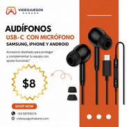 Audífonos USB-C con Micrófono Samsung, iPhone y Android | videojuegoshabana.com - Img 55726458