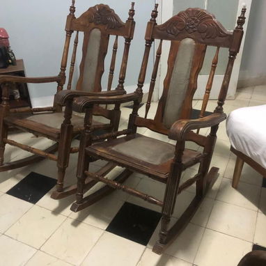 Sofá sillones y butacas de madera - Img 123188774