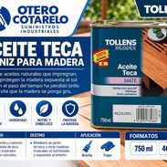 ACEITE TECA INCOLORO BARNIZ PARA MADERA - Img 57976784