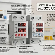 Protector 63A 110vac y 220vac Inteligente. Perfecto para toda la casa - Img 55703295