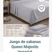 Juego de sábanas Queen majestic - Img 57162110