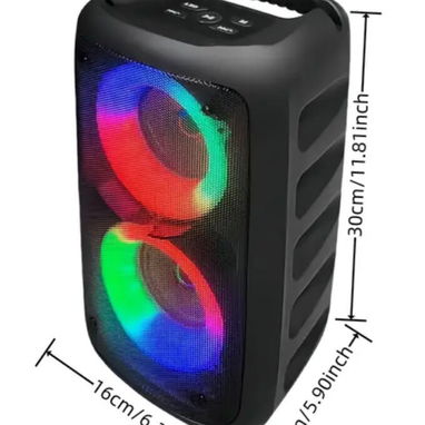 Audio con claridad y calidad + sistema de luces RGB +MICROFONO PARA KARAOKE - 3/3