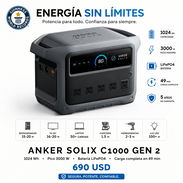⚡ Anker SOLIX C1000 GEN 2 1024Wh | Planta Eléctrica Portátil 3000W Pico | LiFePO4 | 690 USD | WhatsApp 55919946 - Img 55390440