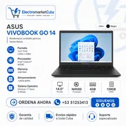 Laptop ASUS VivoBook Go 14 14.0'' FHD Intel Celeron N4500 4GB RAM 128GB eMMC Almacenamiento (Modelo: E410KA) - Negro ( N - Img 55472960