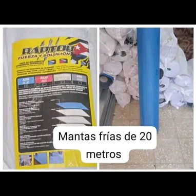 Vendo 9 rollos de papel de techo mantas frías de 20m de largo. Interesados llamar  o al Wassap. Igual se as - 2/2