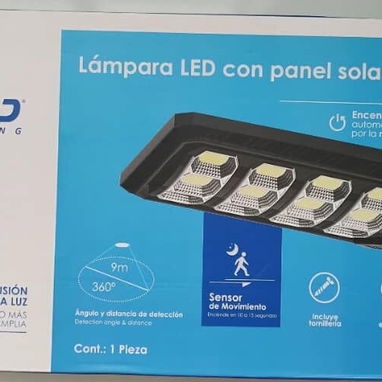 🎇 Reflectores LED de 100w y 150w para poste con panel solar - Img 127116557