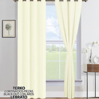 Cortina BlackOut 2 pzs Varios colores en fotos 26 USD - 6/10