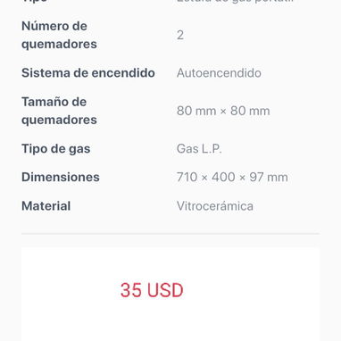 Cocina gas vitrocerámica - Img 118944943