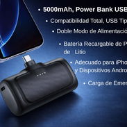Power Bank USB‑C 5000 mAh — Compacto y potente. - Img 55973522