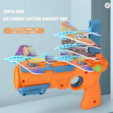 ☎️53544655 🛵 Entrega Disponible ⭐✈️ Lanzador de Aviones con Pistola Catapulta – Juguete Divertido para Niños 🚀 ⭐ - Img 105938512