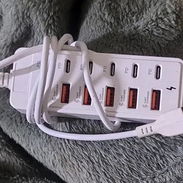 de uso Estencion cargador USB carga rapida 12 puertos - Img 54440501
