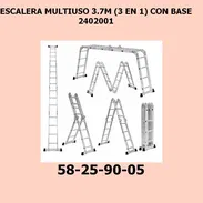 ESCALERA MULTIUSO 3.7M (3 EN 1) CON BASE 2402001 - Img 55728976