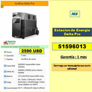 MV-724-Estacion de Energia Delta Pro.....2590 Usd....51596013...Transporte costo adicional...Garantia 1 mes - Img 56455714