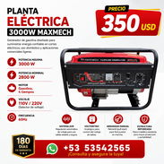(Generador De Gasolina) 3000W Planta Eléctrica De Gasolina 3000W - Img 56476659