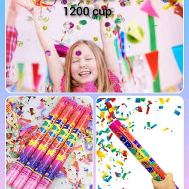 Fiesta, Cumpleaños, Globos, Confeti, Cortina, Manteles - Img 115163406