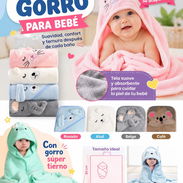 Toallas con gorro para bebe - Img 56894036