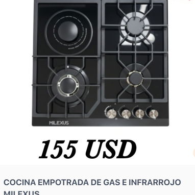 COCINA DE GAS/ INFRARROJO/ INDUCCIÓN - Img 118916950