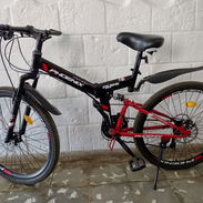 Bicicleta de montaña con amortiguador en ambas ruedas. Plegable. - Img 56371481