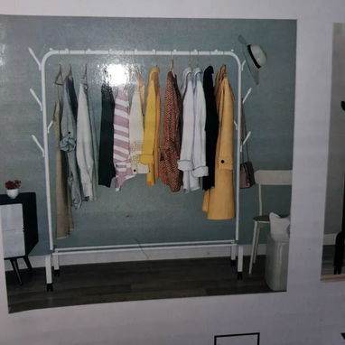 Percha simple color blanco - Img 121988973