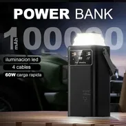 Banco de baterías recargables gran capacidad 100000 mAh - Img 57139113