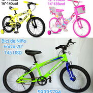 🌈 Regálale algo diferente y único a tu pequeño 🎁 Bicicletas de niños 12"-115 USD, 14"-135 16"-140 20"-145 acepto pago - Img 45532439