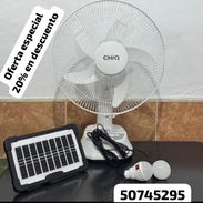 Ventilador recargable marca chiq de 14 pulgadas nuevos en caja, 30 USD - Img 55239960