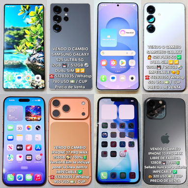 Vendo o Cambio , mas detalles dentro de la publicación, IPHONE 17 PRO MAX , ESIM , 256GB ,solo 950 usd , 51283035 - Img 126032781