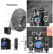 Sistema Multimedia de altavoces de 3.1. Modelo DM-L3. Marca B&T. Con tecnología de sonido 3D Real Sound. -   Potencia de - Img 50246533