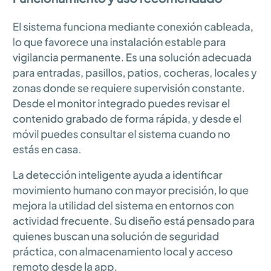 Sistema de cámaras de seguridad con cable para exteriores, cámaras CCTV de 5MP con detección de movimiento 🌐 - 6/7