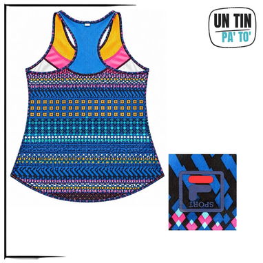 💙 Camiseta deportiva sin mangas | FILA Sport para mujer - 2/2