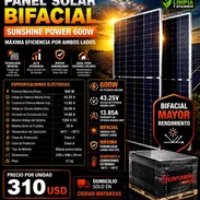 Panel solar Bifacial - Img 56977472