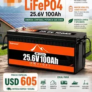 Batería LiFePO4 24V 100Ah (NO TRAE CABLE) - Img 57934116