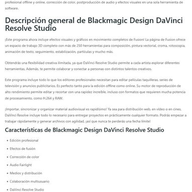 DaVinci Resolve Studio 21.1 ✅plugins ✅extensiones ✔Dehancer ✔Boris FX Sapphire ✔Neat Video Pro ✔BeatEdit - 2/3