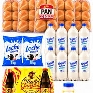 PAN FRESCO DIARIO 30 DÍAS + LECHE, YOGURT, MALTA, MAYONESA, COMBOS DE COMIDA - Img 58087439