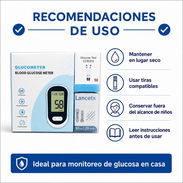 🩺 Kit Glucómetro Digital Portátil 📊 Incluye 50 Tiras + 50 Lancetas 🔋 Control Diario de Glucosa Fácil y Rápido - Img 56389796