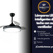 Lámparas led inteligentes con ventilador - Img 55739723