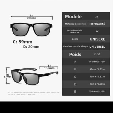 Gafas de sol total protección UV400 - 9/10