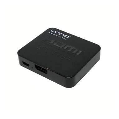 Splitter Unno Tekno HDMI 4K 30Hz 2 Puertos Deep Color 36-Bit Dolby DTS HDCP 2.2 Plug & Play Para TV y Monitores - Img 112233932
