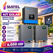 Inversor de 12 kW y 2 Baterías de 15 kWh - Img 57443655