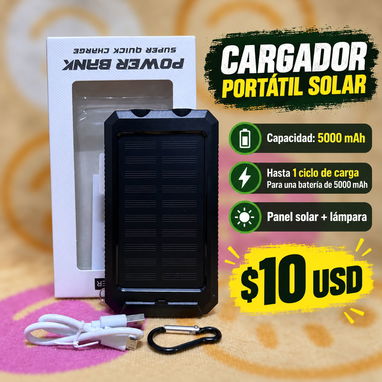 Cargadores Portátiles Solares 5000, 10000 y 20000 mAh - 3/3