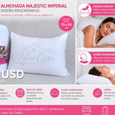 *🦋ALMOHADAS CONFORT SELLADAS AL VACÍO🦋* (La Lisa) - Img 123053513